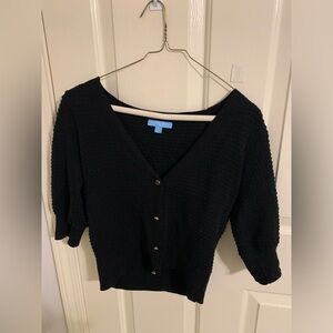 Draper James black Cardigan XS